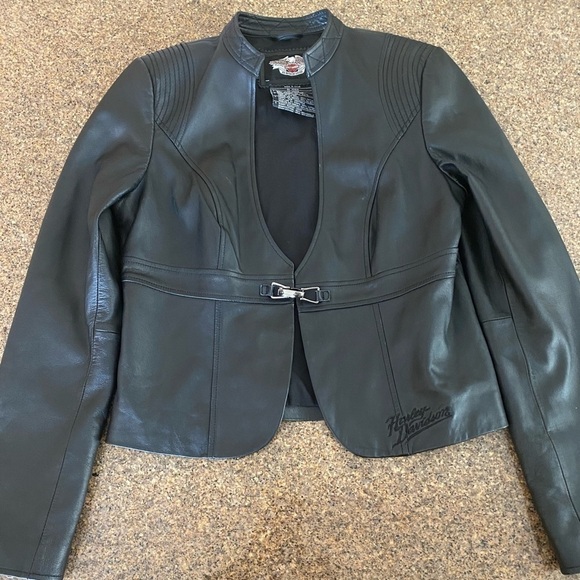 Prototype Harley Davidson Women’s Leather Jacket M - Picture 3 of 9